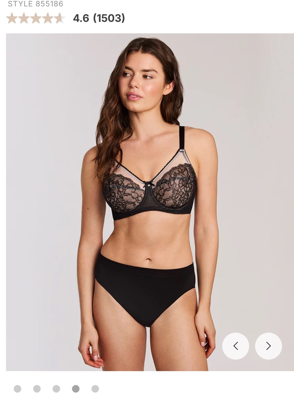 Wacoal Retro Chic Full Figure Underwire Bra 36DDD